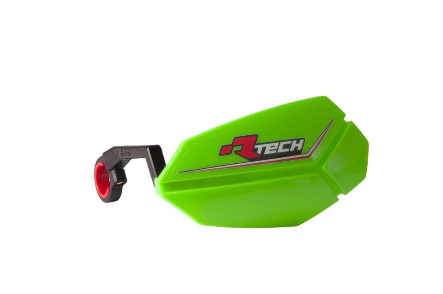 Rtech Plastics R20 Bike Bicycle Handguards - Neon Green - Rtech B-kitpmr20vf0