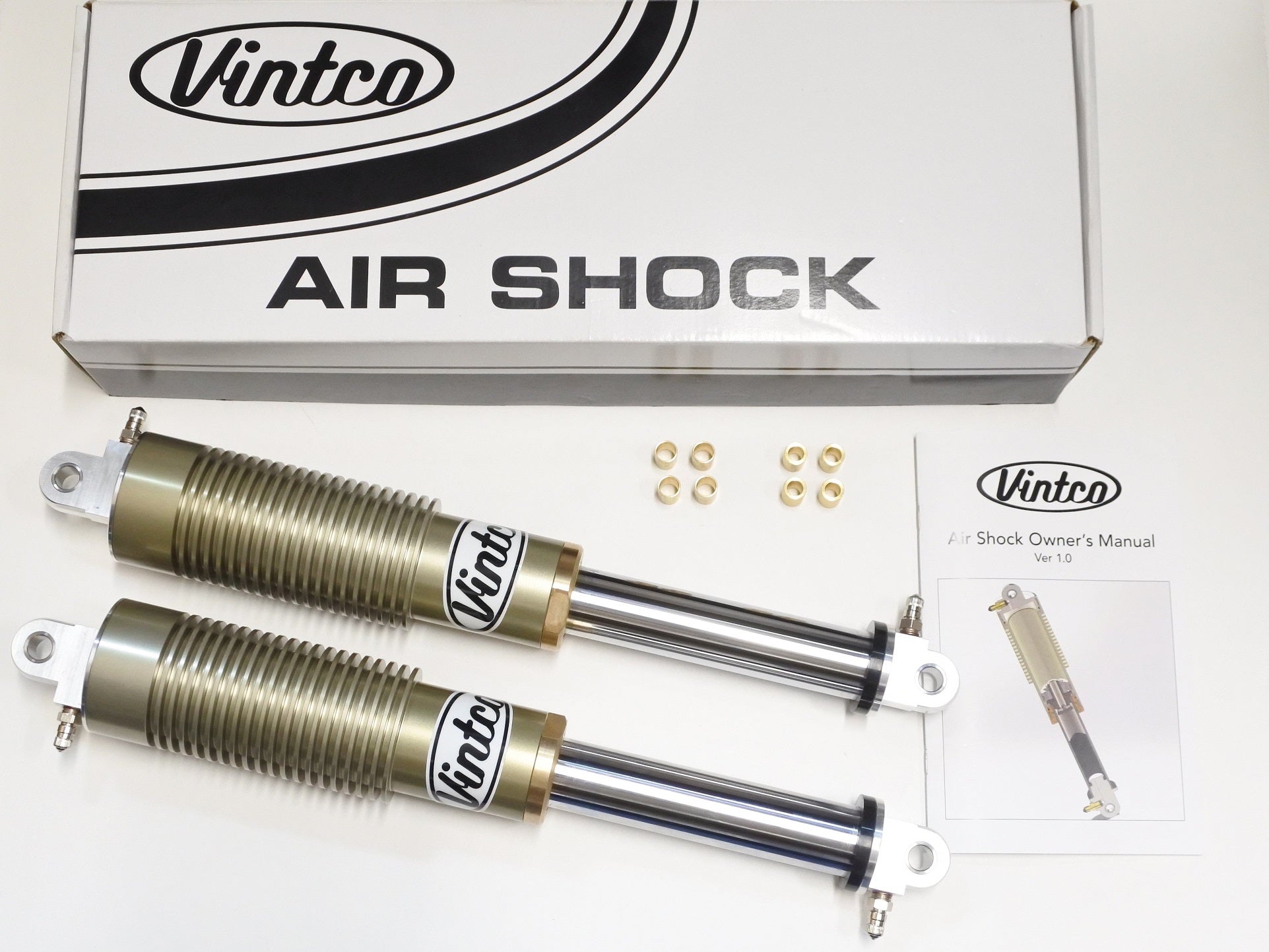 Vintco Air Shock Pair 79-82 Honda Kawasaki Husqvarna Can-Am XR KDX XL CR Qualifier 125 250 400 500 17 KSHOCK17.0