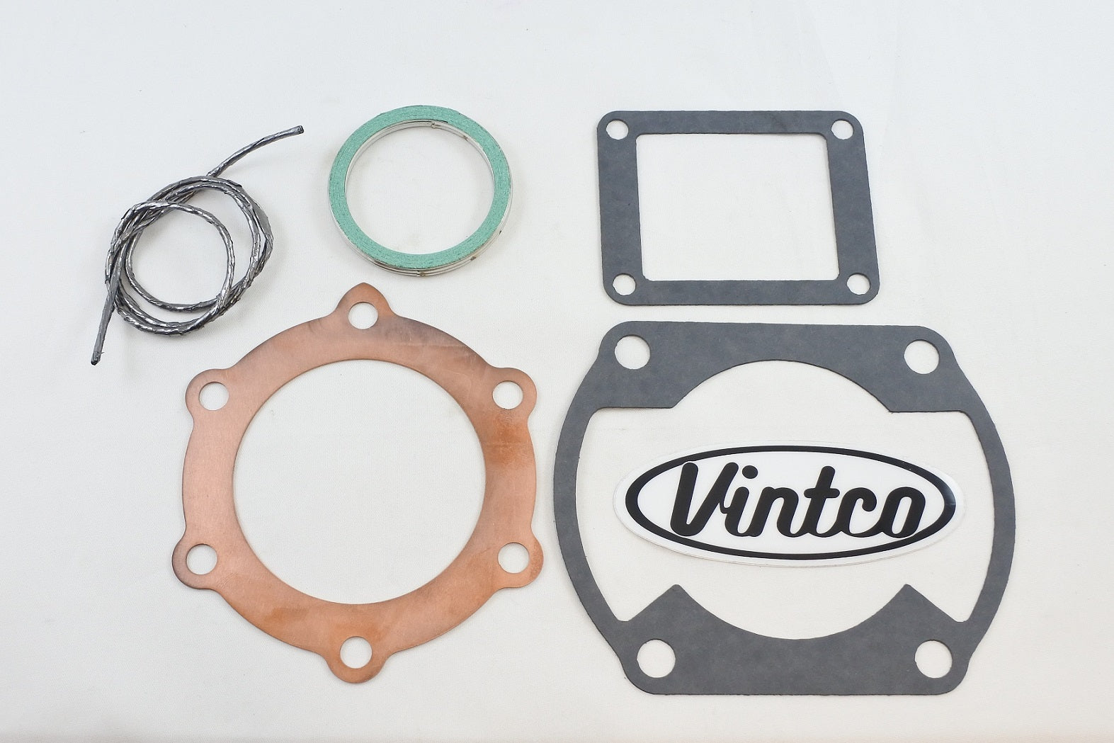 Vintco Top End Gasket Kit 75-76 Yamaha MX YZ 250 70-71.5mm Bore KTE039