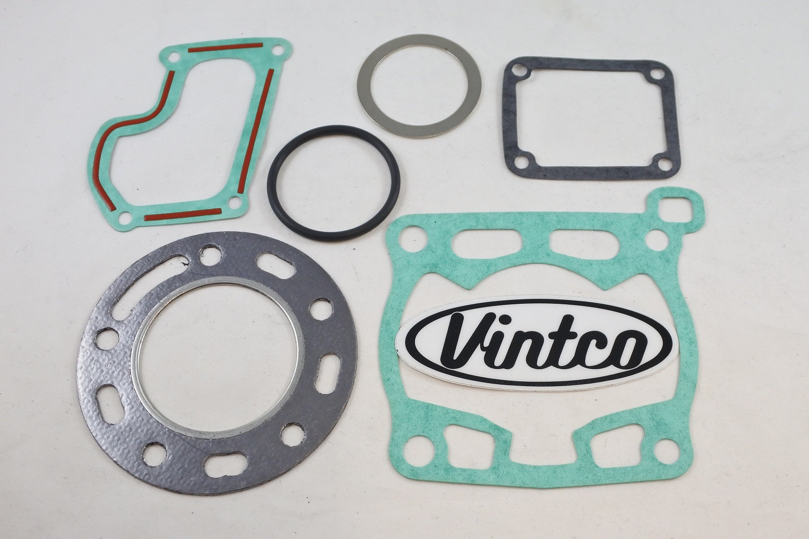Vintco Top End Gasket Kit 89-89 Suzuki RM 125 Bore 54mm-55.5mm KTE076
