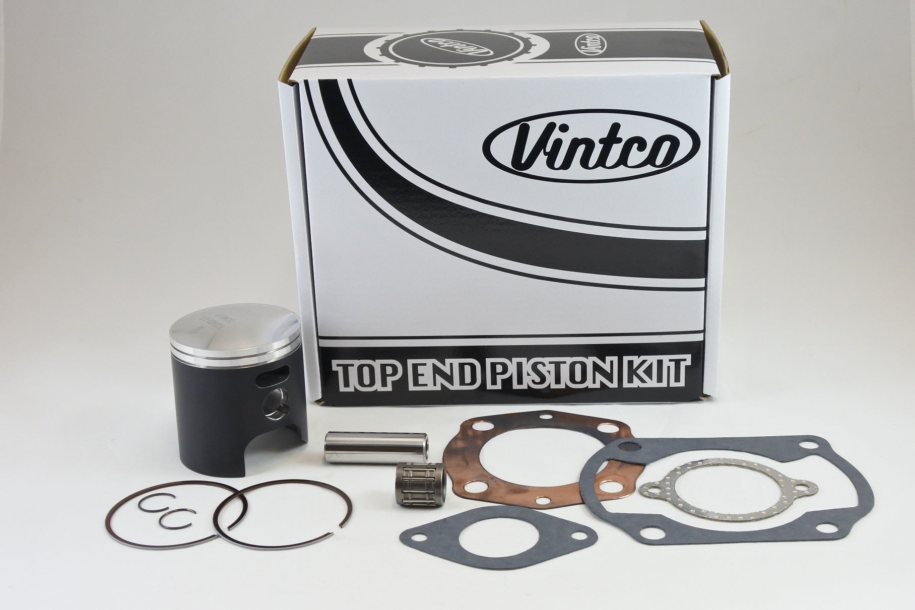 Vintco Top End Piston Kit 74-78 Honda CR MT R 125 57.5mm 1.5mm Over KTH01-1.5
