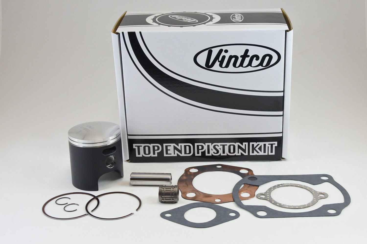 Vintco Top End Piston Kit 74-78 Honda CR MT R 125 57.5mm 1.5mm Over KTH01-1.5