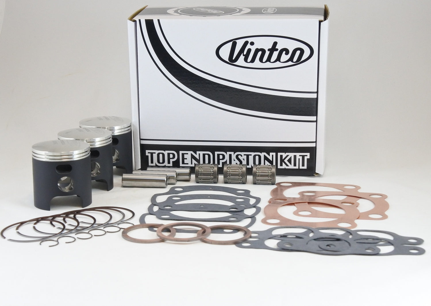 Vintco Top End Piston Kit 69-73 Kawasaki H1 500 60.5mm 0.5mm Over KTK01-0.5