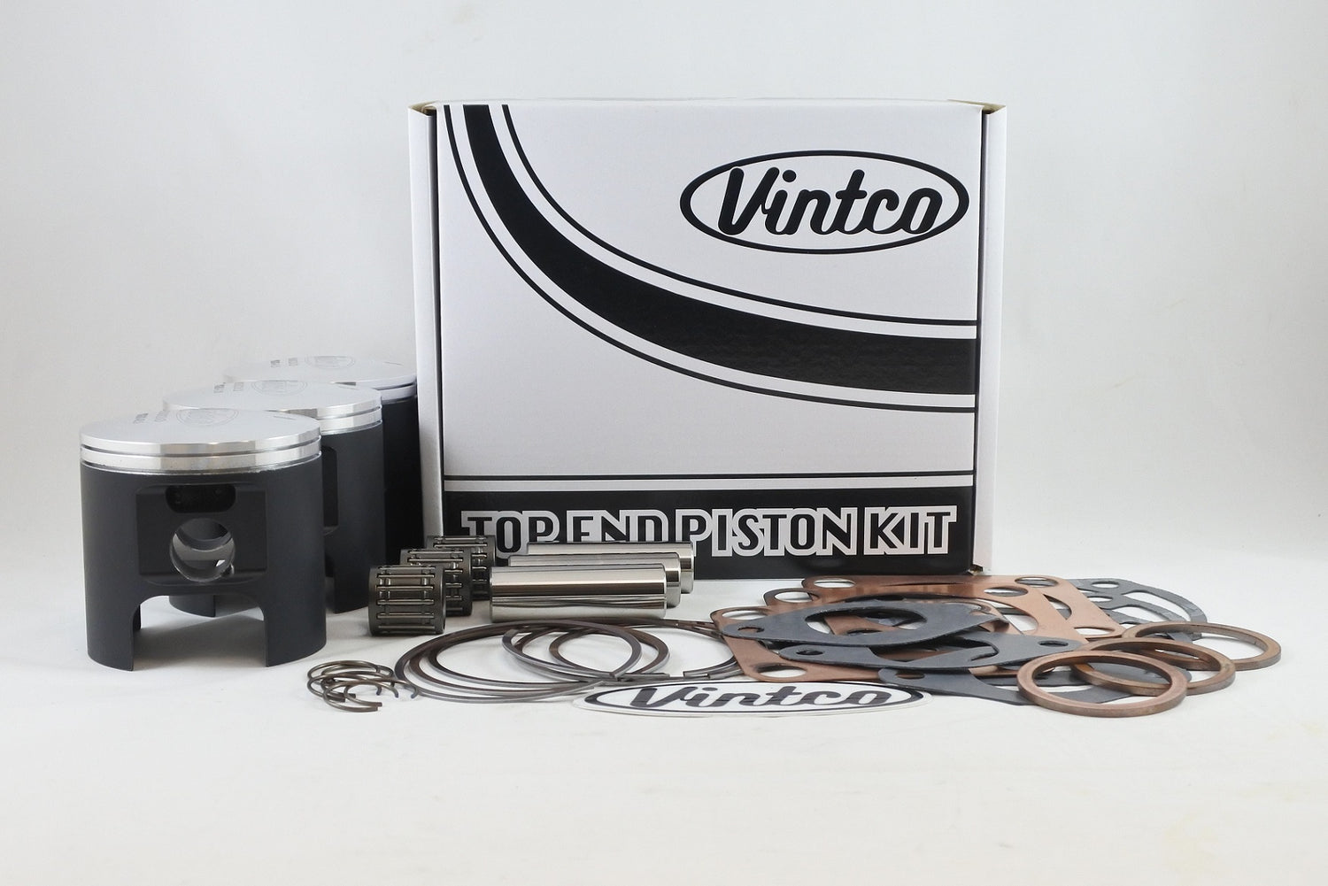 Vintco Top End Piston Kit 72-75 Kawasaki H2 750 18mm Wrist Pin Bore 71.5mm 0.5mm Over KTK09-0.5