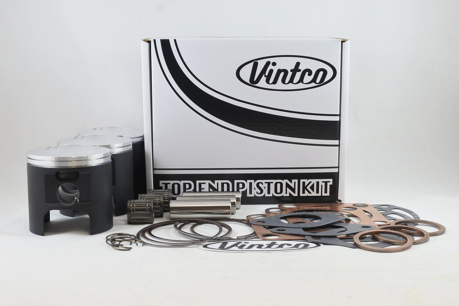Vintco Top End Piston Kit 72-75 Kawasaki H2 750 18mm Wrist Pin Bore 72.0mm 1.0mm Over KTK09-1.0