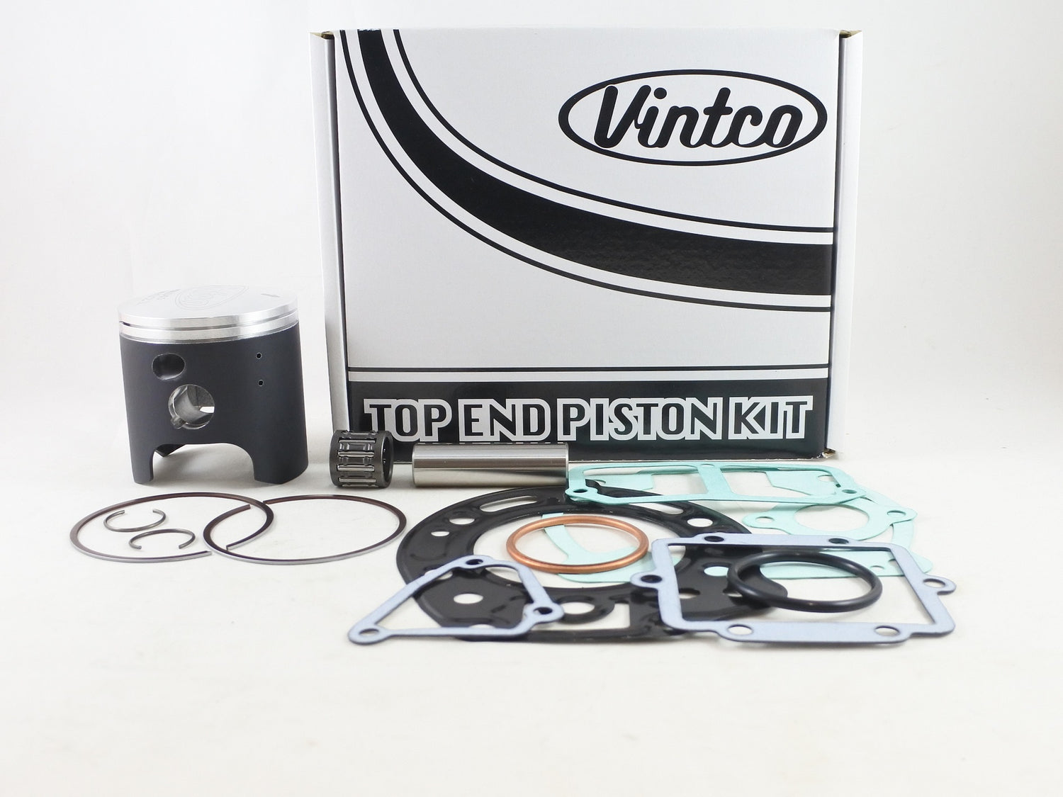 Vintco Top End Piston Kit 89-94 Kawasaki KDX 200 66.5mm 0.5mm Over KTK13-0.5