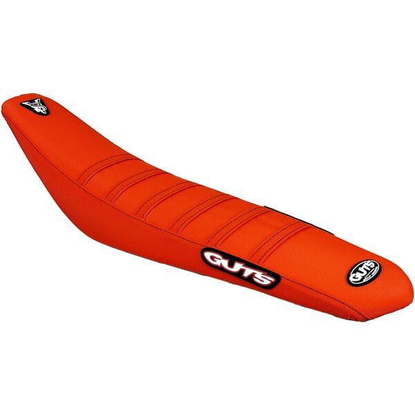 Guts racing VS Ribbed Seat cover Orange side with Orange Ribs and Top KTM SX85 18-23