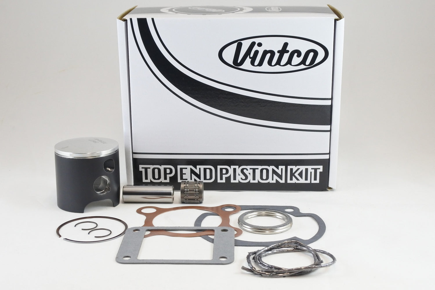 Vintco Top End Piston Kit 76-76 Yamaha MX YZ 125 56.5mm 0.5mm Over KTY01-0.5
