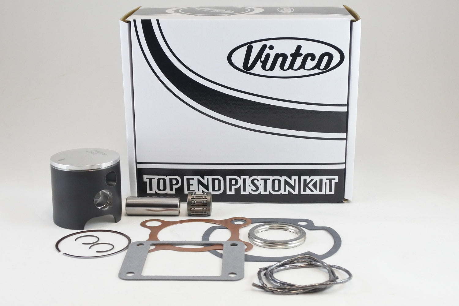 Vintco Top End Piston Kit 76-76 Yamaha MX YZ 125 57.0mm Over KTY01-1.0