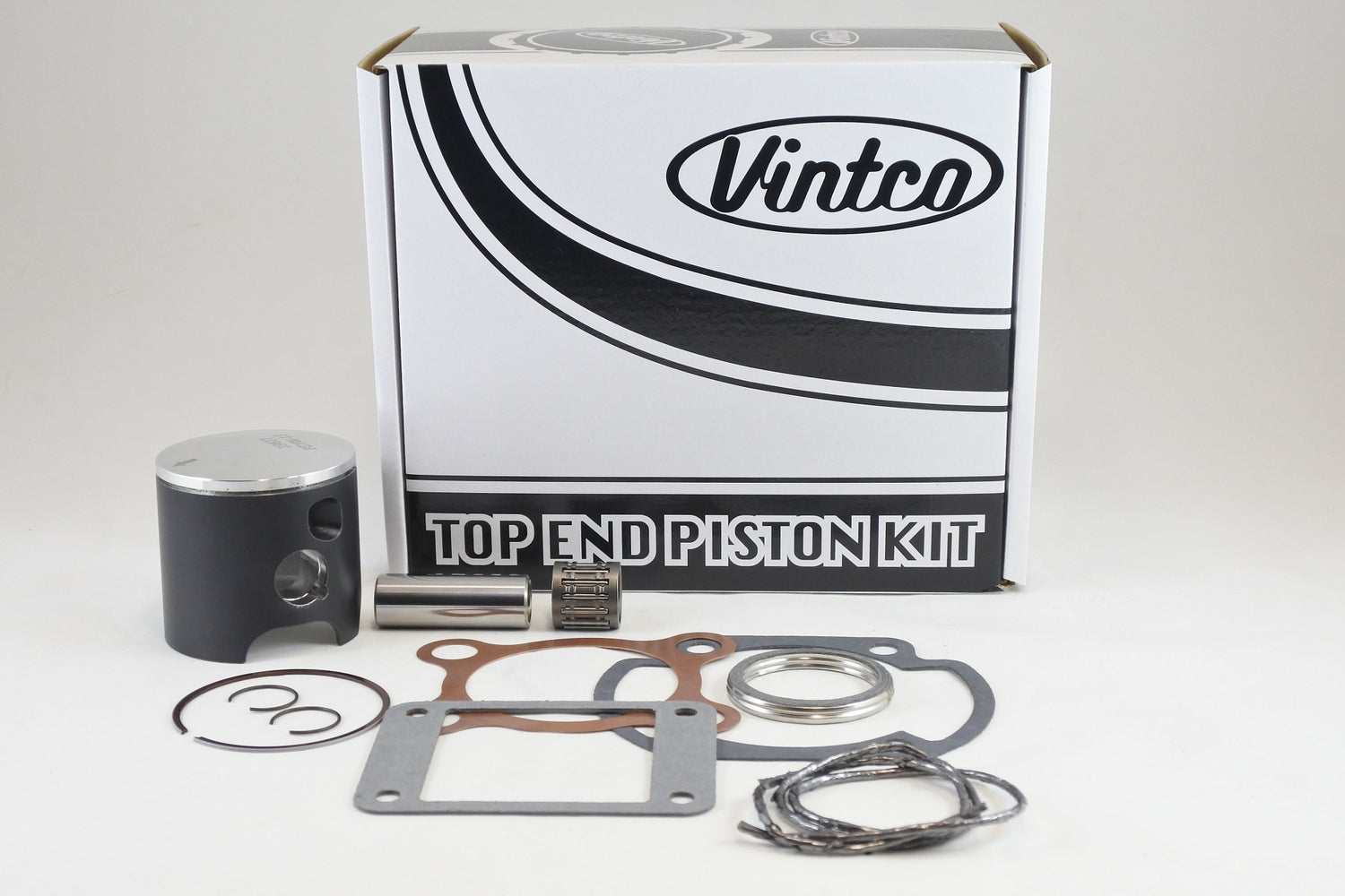 Vintco Top End Piston Kit 76-76 Yamaha MX YZ 125 57.5mm +1.5mm Over KTY01-1.5
