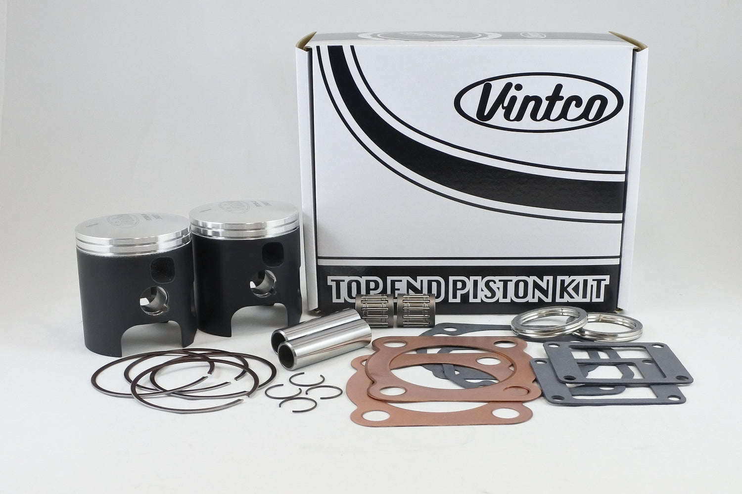 Vintco Top End Piston Kit 76-78 Yamaha Rd 400 65.0mm 1.0mm Over KTY14-1.0
