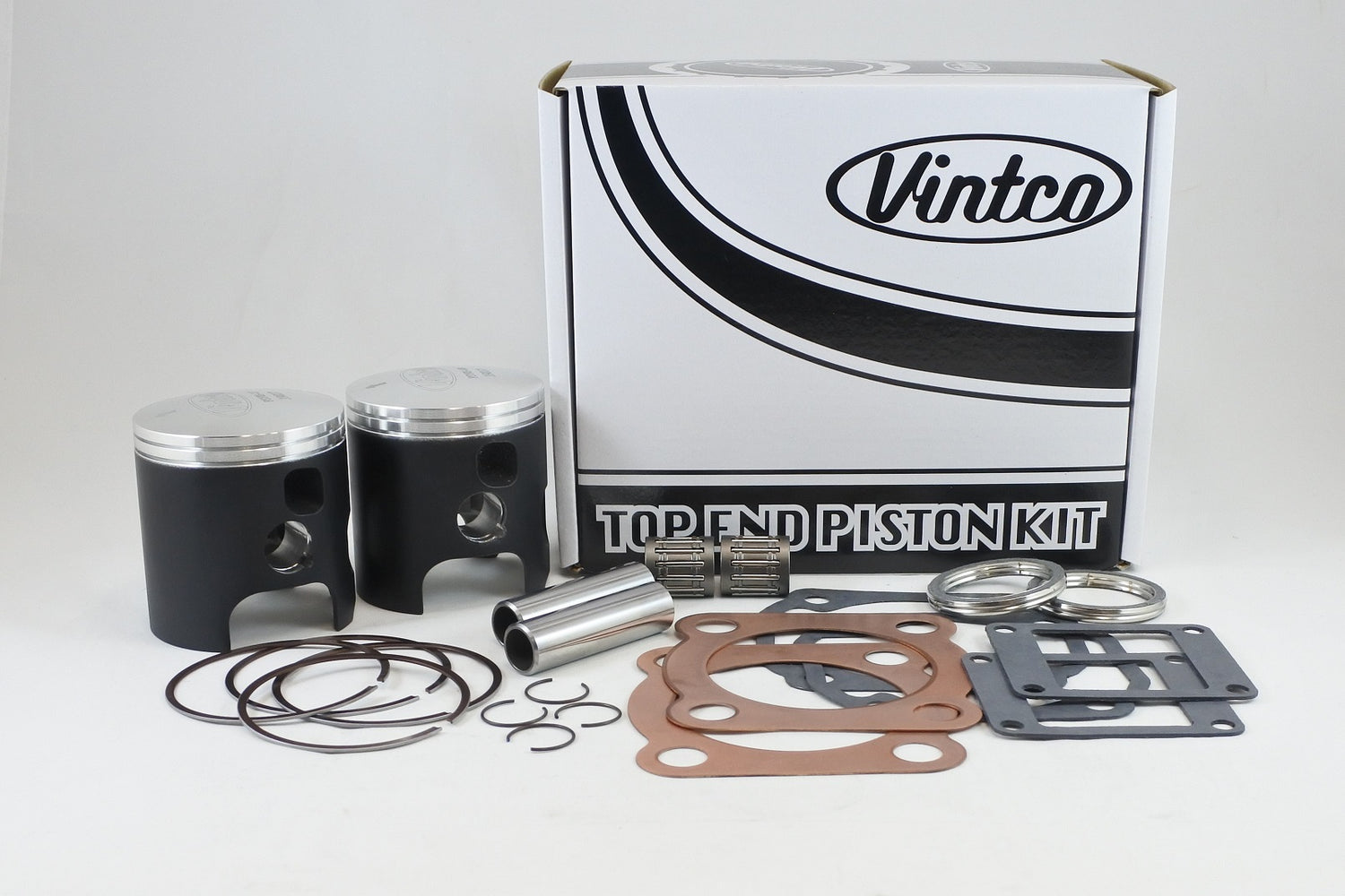 Vintco Top End Piston Kit 76-78 Yamaha Rd 400 65.5mm 1.5mm Over KTY14-1.5