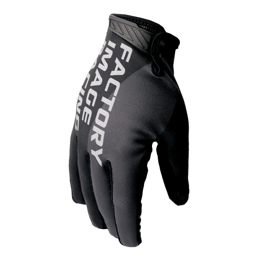 FIR  Fir Adult MX Gloves - Xs - Black Minimal Text