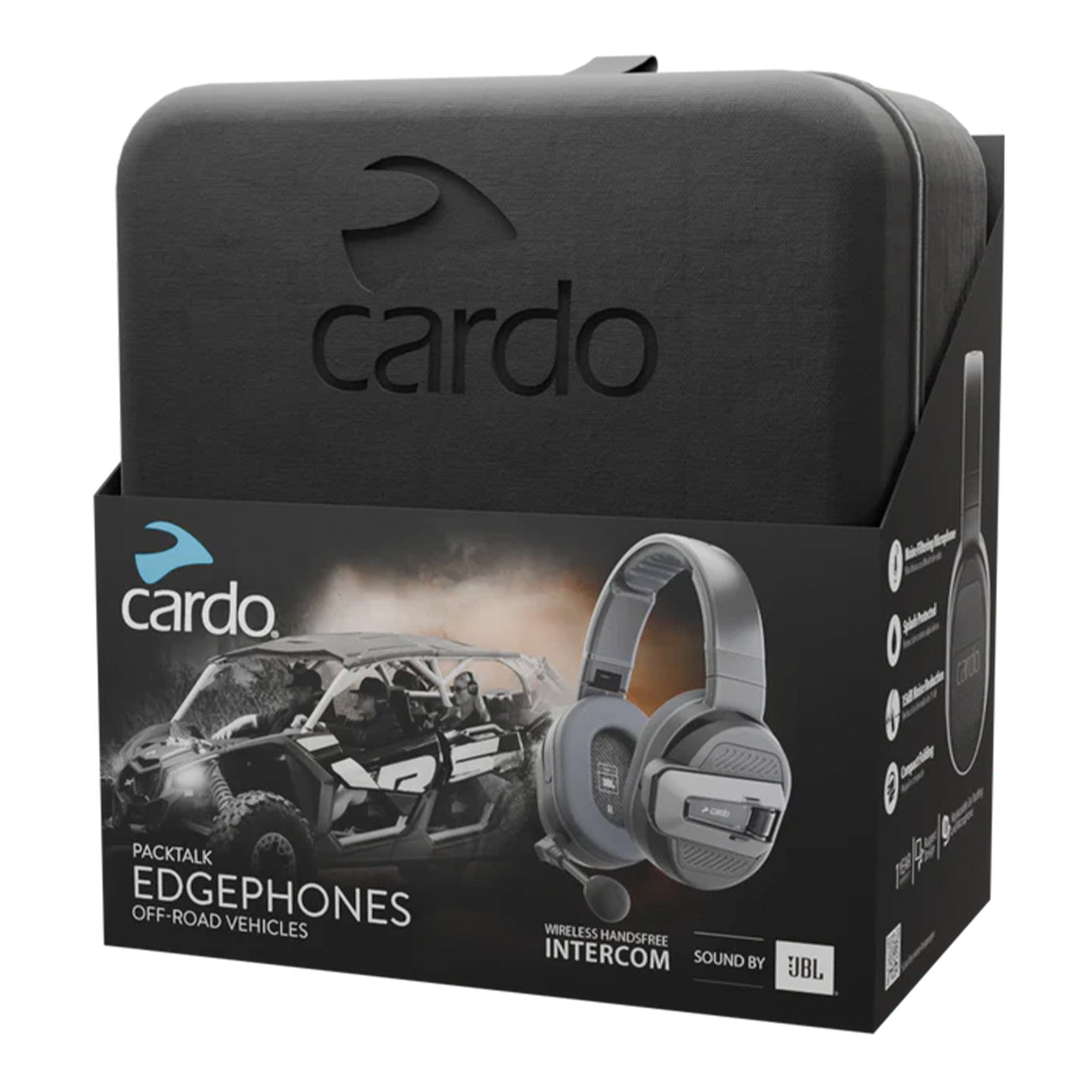 CARDO Cardo Packtalk Edgephones Headset, Intercoms, Track Communication, Wireless