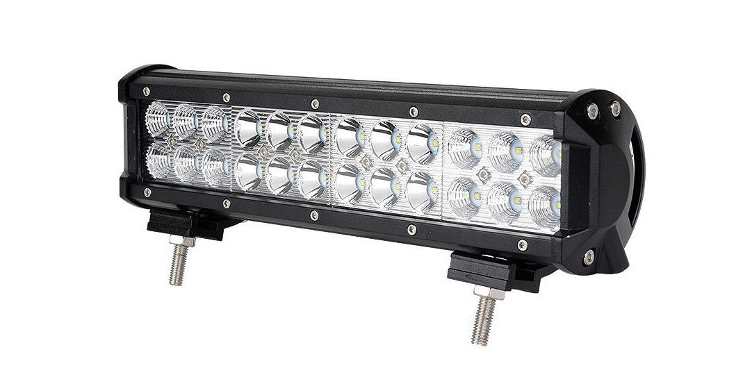Dirt Racing 300mm 12 Led Spot Light Bar 24led 72w 12v - No Wiring Kit