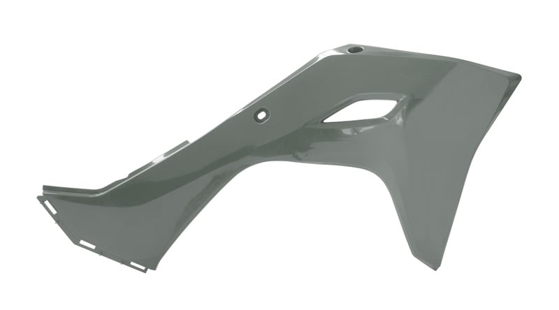 Rtech Plastics Rad Scoops Kawasaki KX450 2024-2025, Quantum Grey, Rtech R-cvkxfgr0024