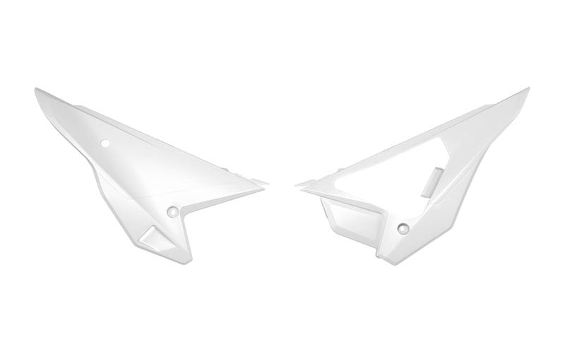 Rtech Plastics Side Panels Honda CRF 250 450 2025 R-tech White Revolution R-ficrfbn0026