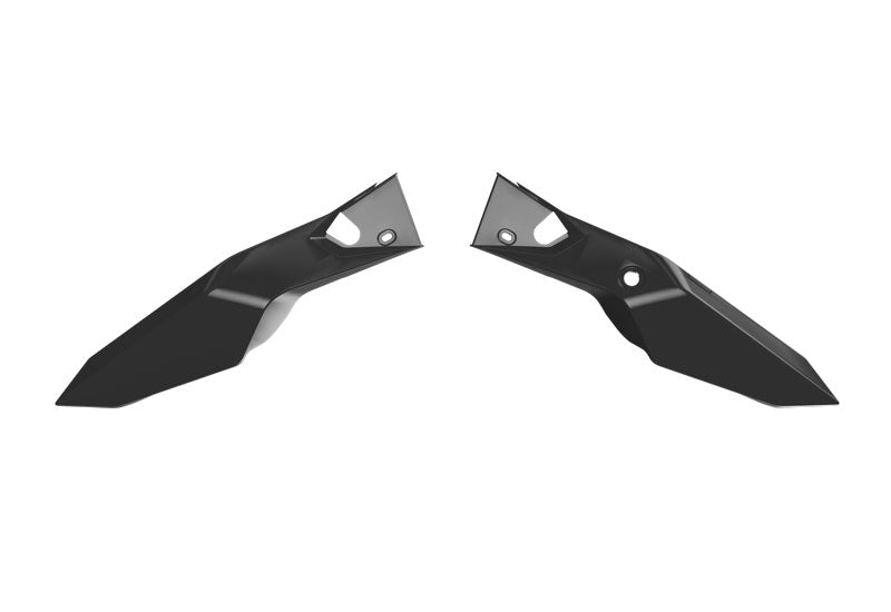 R-Tech Rear Number Plate Side Panels Black for KOVE X PRO 800 (2024–2025) 75-0548.BK