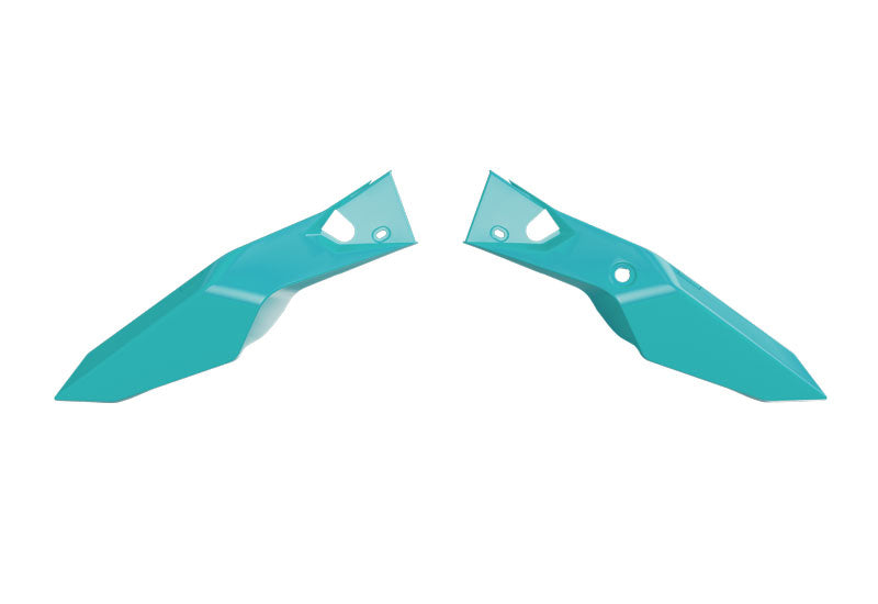 R-Tech Rear Number Plate Side Panels Aquamarine Green / Light Blue for KOVE X PRO 800 (2024–2025) 75-0548.AG