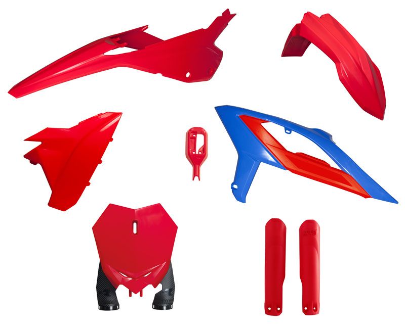 Rtech Plastics Plastic Kit/6 2023-24 Beta Rx 300 Beta Red Blue Rtech R-kitbet-rsb-624