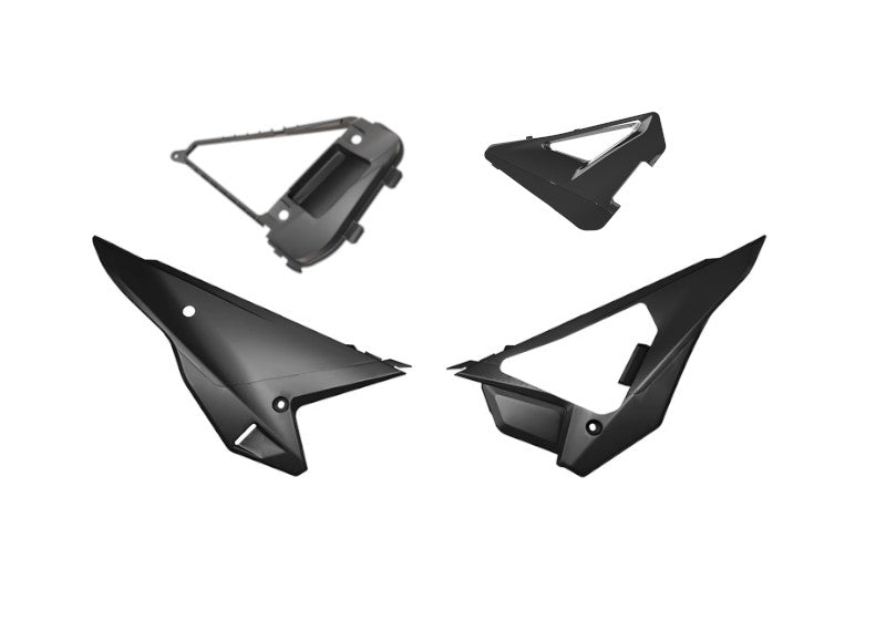 R-Tech Side Panels Kit Black for Honda CRF-R 250 (2025) 75-K0025.BK
