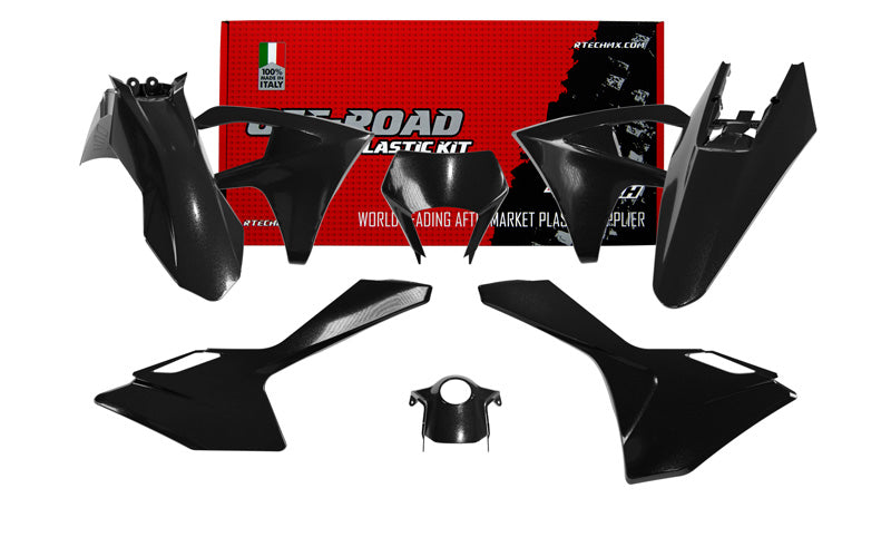 Rtech Plastics Plastic Kit/6 2024-2025 Gasgas EC, Ecf Black, Rtech R-kitgas-nr0-624