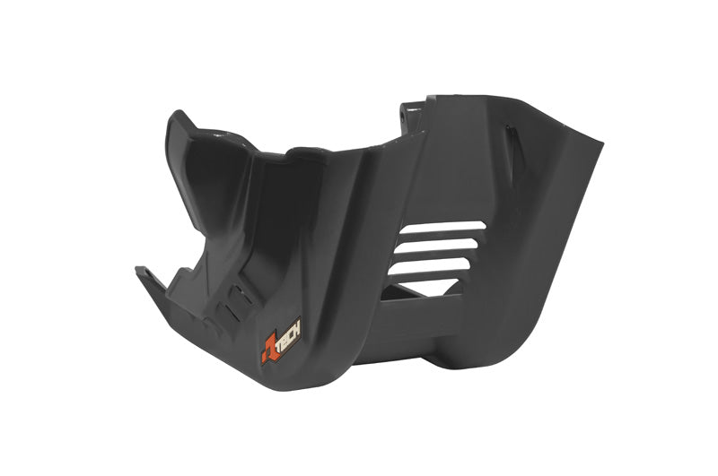 Rtech Plastics Plastic Skid Plate Black, KTM 250/350/450 SX-F 2023-24, Rtech R-pmKTMnr4523, Plastic Engine Cover