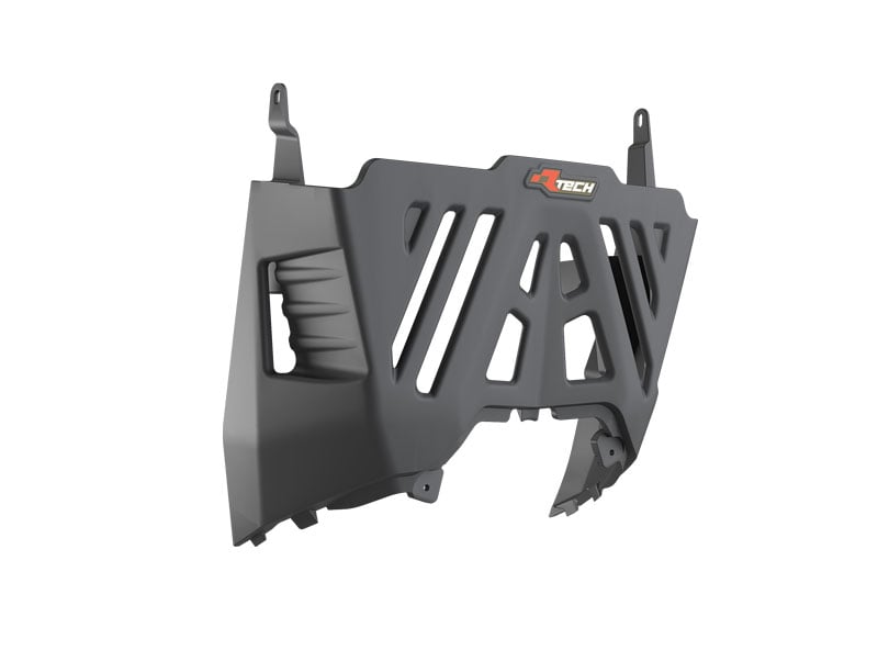 Rtech Plastics Upper Plastic Skid Plate Yamaha T7 2025, Rtech R-PMT7NR0UP25, Plastic Engine Cover Black