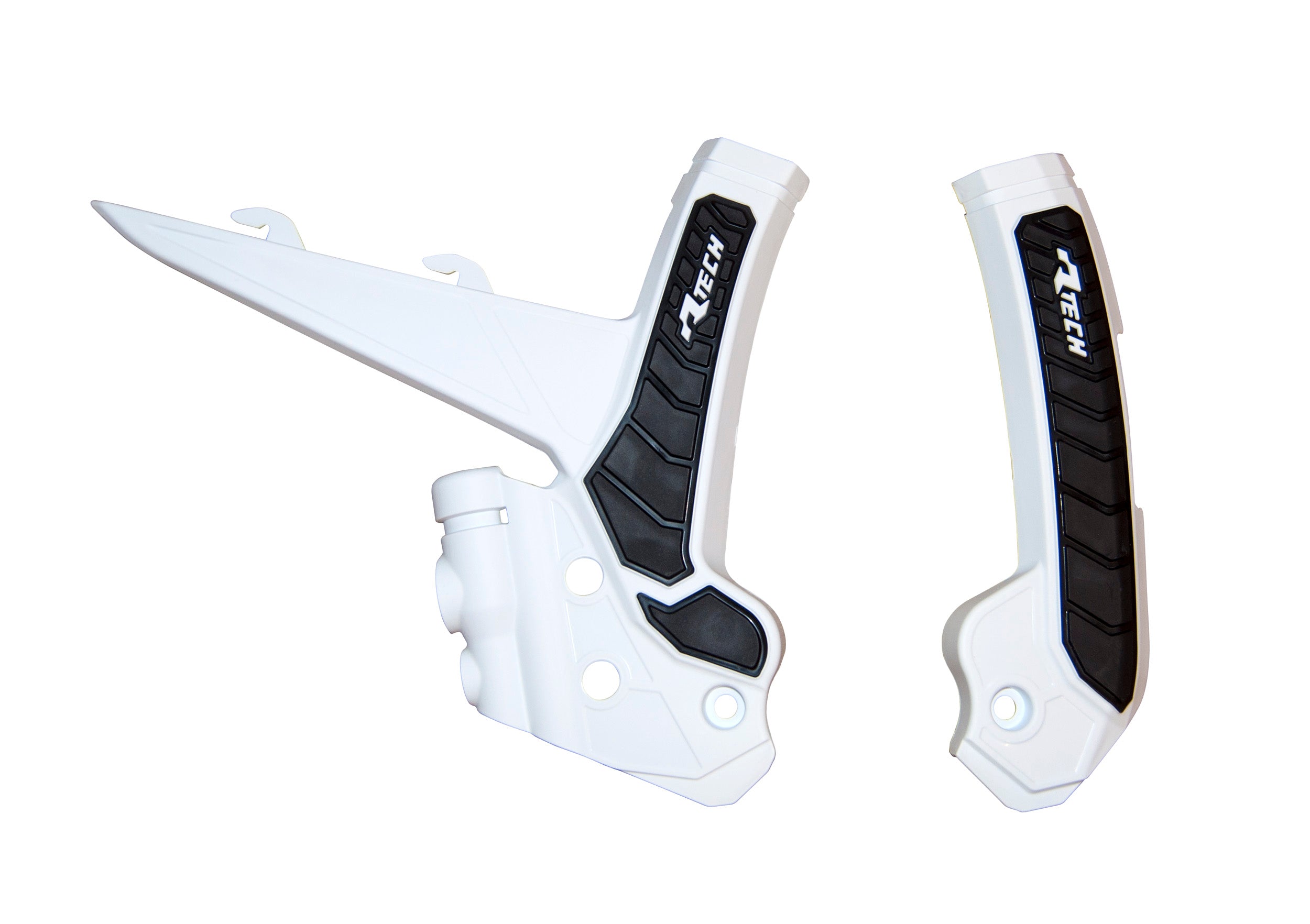 Rtech Plastics Grippy Frame Guard Gasgas 2024-2025 White/black, R-tech R-prtgasbnnr1