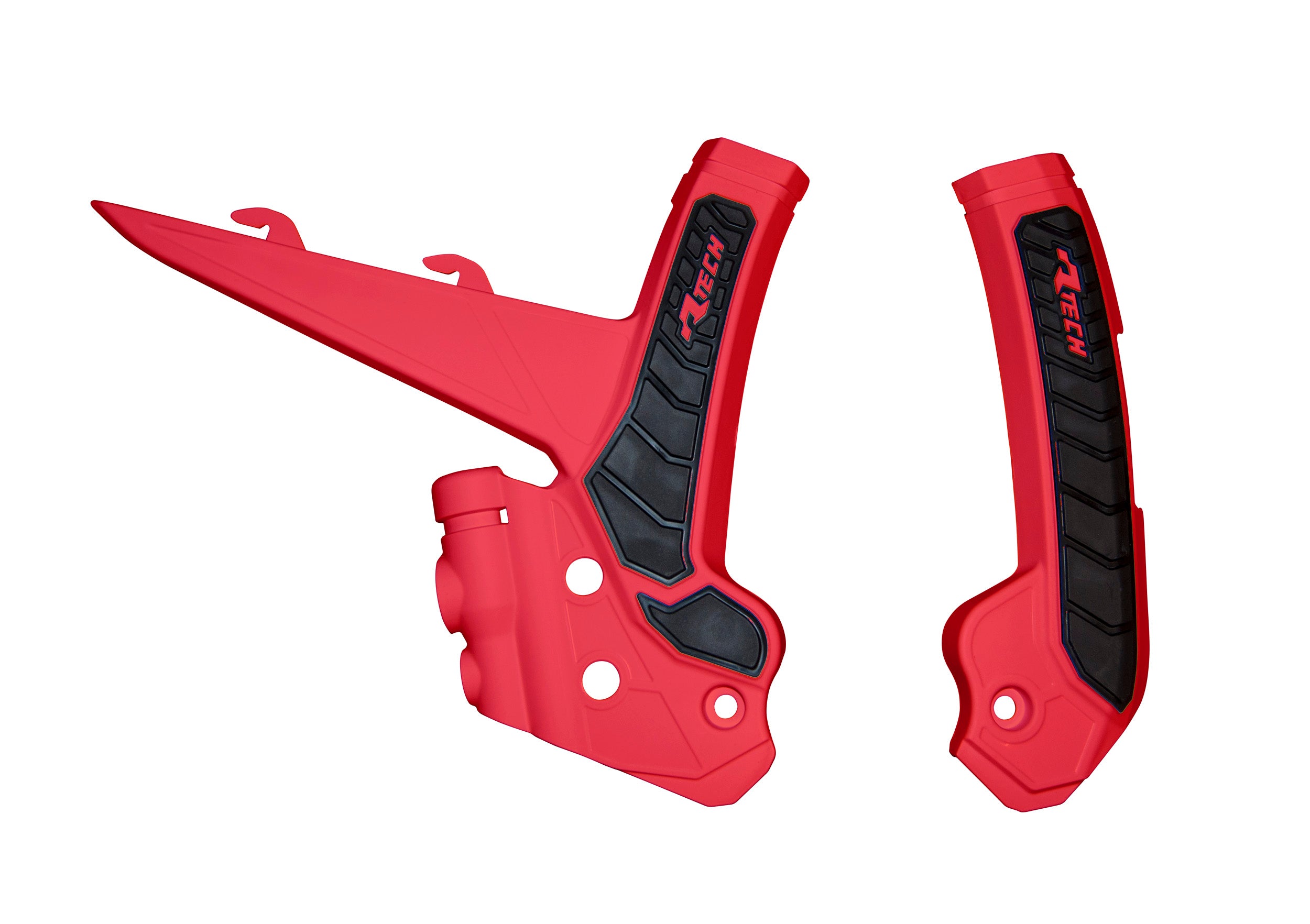 Rtech Plastics Grippy Frame Guard Gasgas 2024-2025 Red/black, R-tech R-prtgasrgnr1