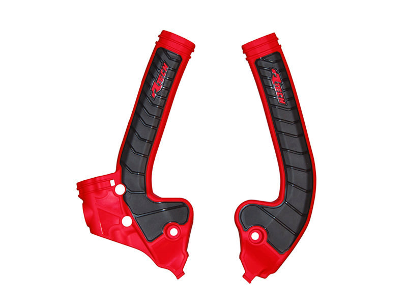 Rtech Plastics Grippy Frame Guard KTM SX 85 2018-24, Husky TC 85 2018-24, Gasgas MC 85 2021-24, Red/black, R-tech R-prtKTMrgnr5