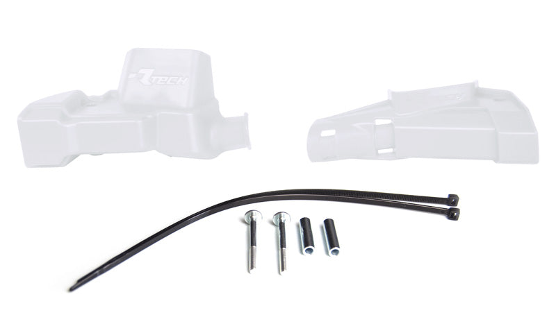 R-Tech Master Cylinder Protector Guards White for Beta RR 125 2T, 2018-2024 75-0584.WH