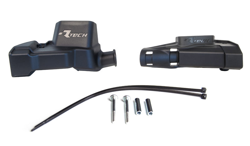 R-Tech Master Cylinder Protector Guards Black for Beta RR 125 2T, 2018-2024 75-0584.BK