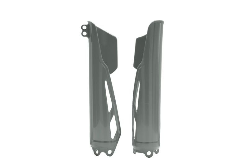 Rtech Plastics Lower Fork Guards CRF-r/CRF-rx/CRF-x 19-25, Quantum Grey, Rtech R-pscrfgr0019