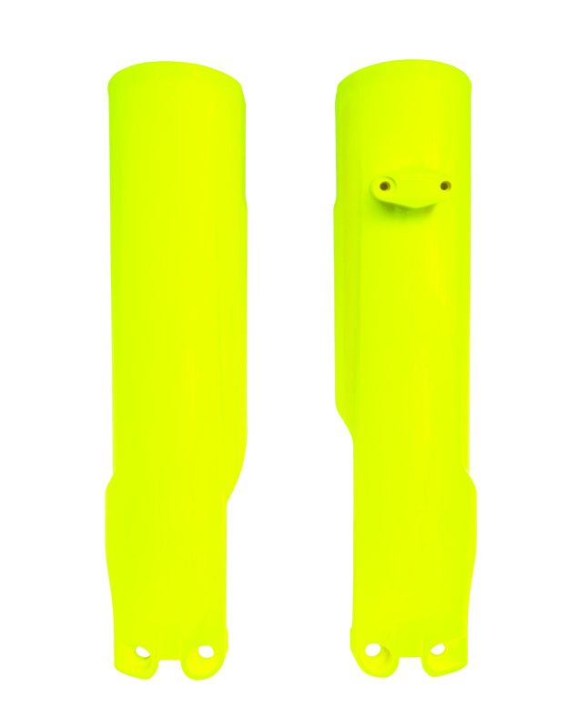 Rtech Plastics Lower Fork Guards 2023/2024 KTM SX/SX-F, Husky FC/TC, Neon Yellow, Rtech R-psKTMgf0023