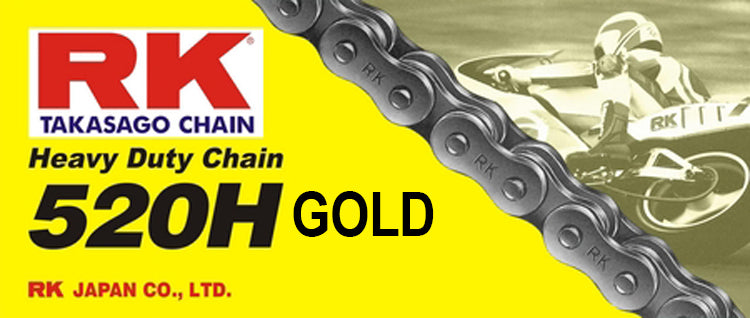 RK GS520H-CL Gold Heavy Duty Con Clip Link