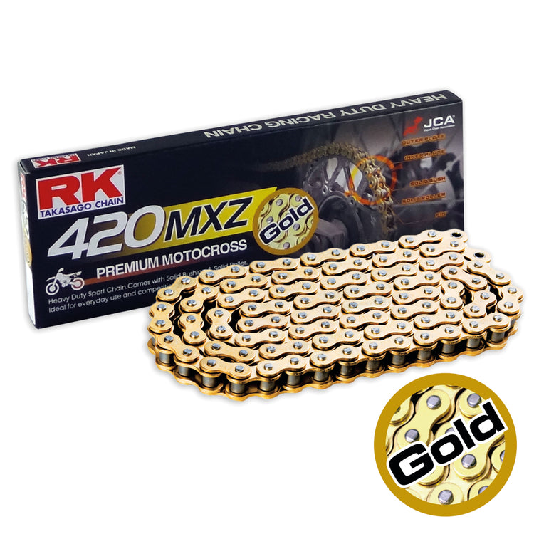 RK GB420MXZ-100 Gold Premium MX Chain – Pro Power MX