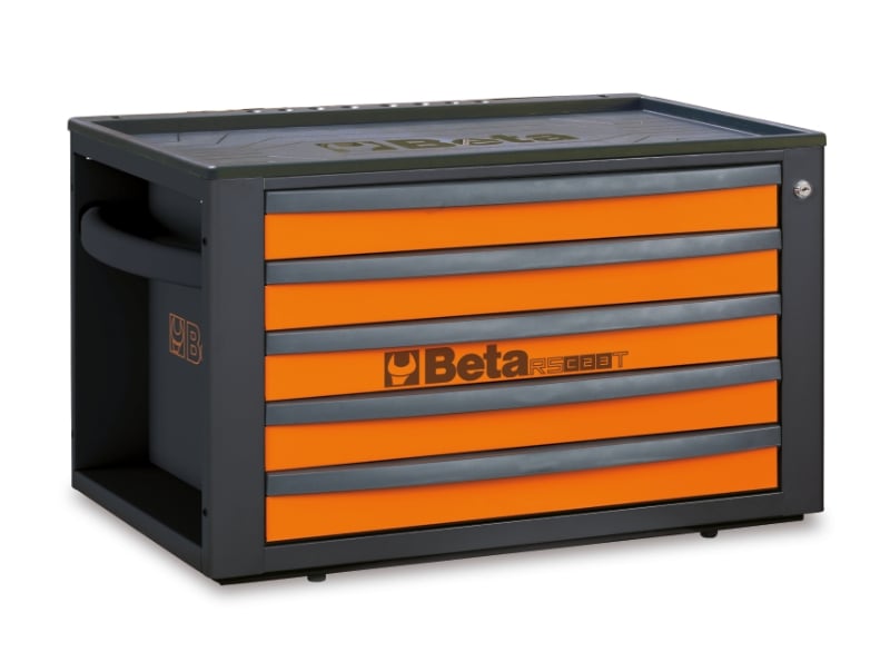 Portable Tool Chest with 5 Drawers and Centralized Lock - Beta Tools RSC23T-R