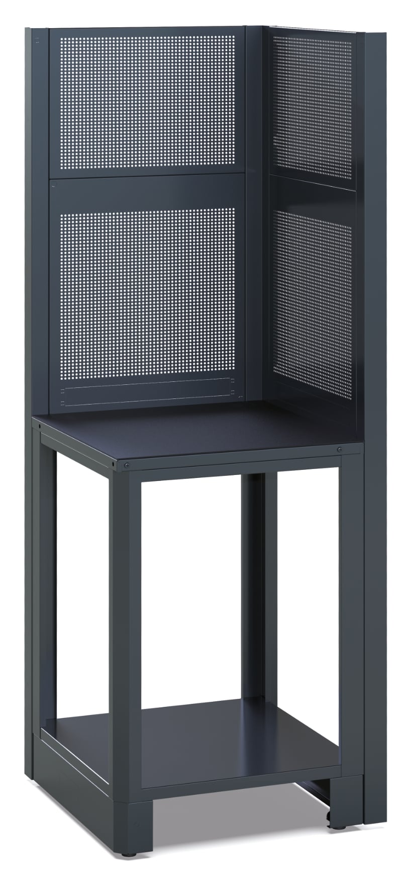 Self-Supporting Complete Corner for RSC50, 630x630mm Worktop, Shockproof PVC Coat, Includes 2 Lower Panels 650x625mm, 2 Upper Panels 650x400mm, Complete Framework - BetaRSC50 RSC50 AC-G