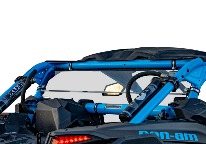 SuperATV Rear Windscreen Polycarbonate Canam Maverick X3 UTV, Windshield