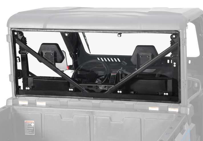 SuperATV Rear Windscreen Polycarbonate Cfmoto Uforce UTV, Windshield