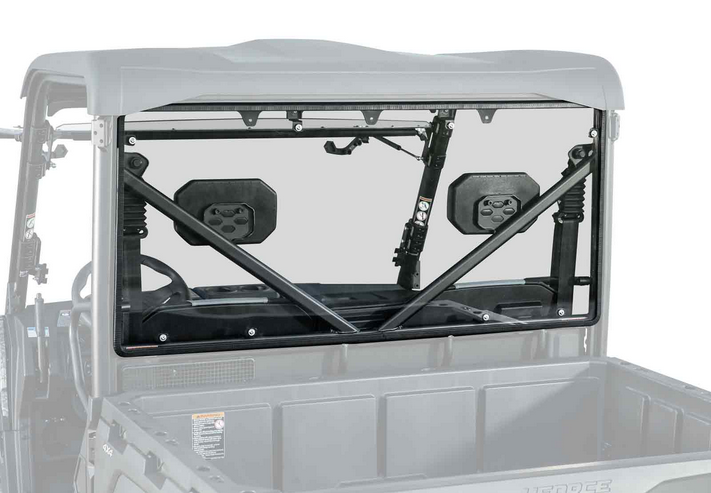 SuperATV Rear Windscreen Polycarbonate Cfmoto Uforce 600 UTV, Windshield