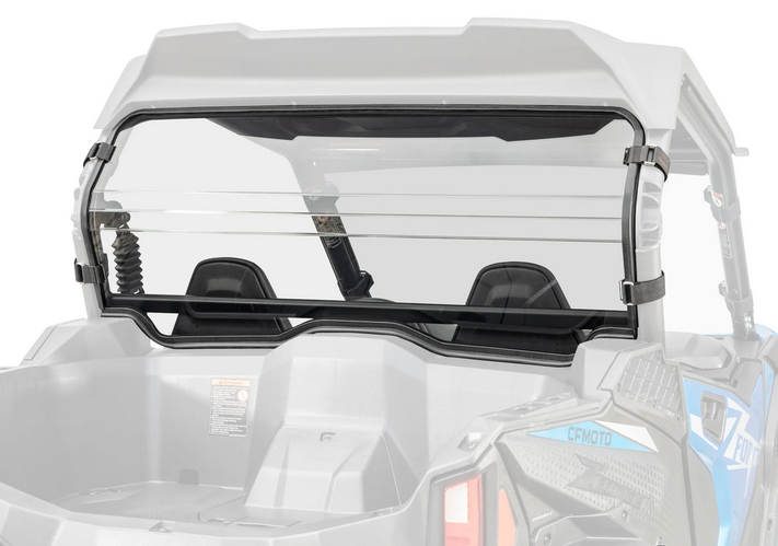 SuperATV Rear Windscreen Polycarbonate Cfmoto Zforce 950 UTV, Windshield