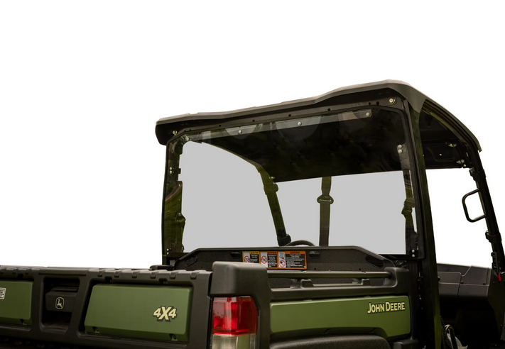 SuperATV Rear Windscreen Polycarbonate John Deere Gator UTV, Windshield