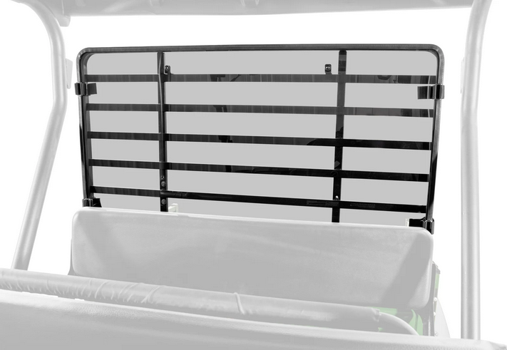 SuperATV Rear Windscreen Polycarbonate Kawasaki Mule 4000 UTV, Windshield