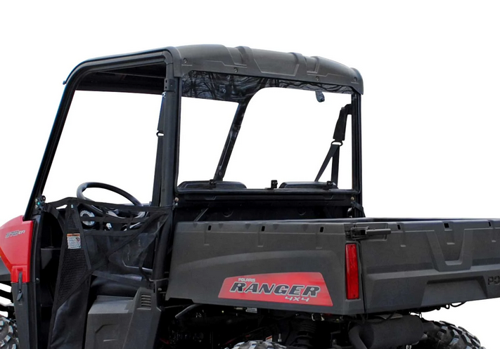 SuperATV Rear Windscreen Polycarbonate Polaris Ranger UTV, Windshield
