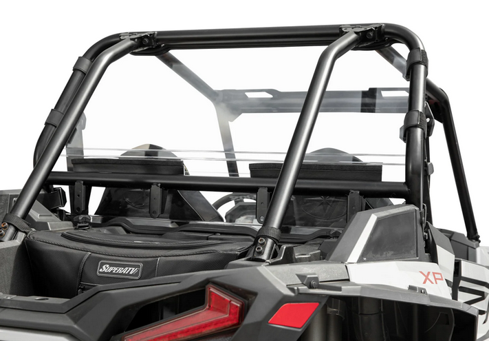SuperATV Rear Windscreen Polycarbonate Polaris Rzr Xp UTV, Windshield