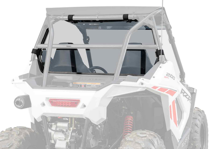 SuperATV Rear Windscreen Polycarbonate Polaris Rzr 200 UTV, Windshield