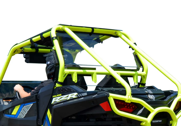 SuperATV Rear Windscreen Polycarbonate Polaris Rzr 900 1000 UTV, Windshield