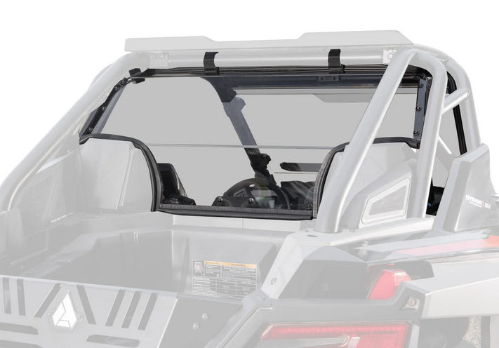 SuperATV Rear Windscreen Polycarbonate Polaris Rzr Pro Xp UTV, Windshield